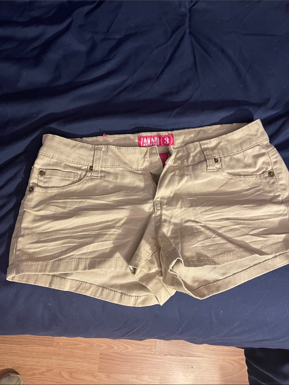 Zana Di Beige/Tan Women's Jean Shorts